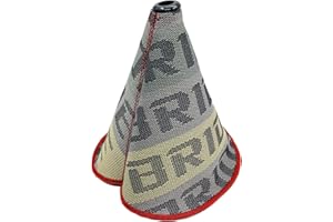 YEHICY Car Gear Shift Collars Hyper Fabric Universal Manua Shifter Knob Boot Dust Cover Racing Gear Handle Head Canvas Dust Cover