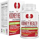 Kidney & Bladder Support (2-Month) Supplement | All-in-1 Urinary Health Support Supplements | 60-Day Bulk Supply | 60 Capsules