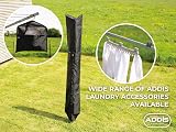 Addis 40m 4 Arm Rotary Washing Line with Tension Adjustment - Grey view 7