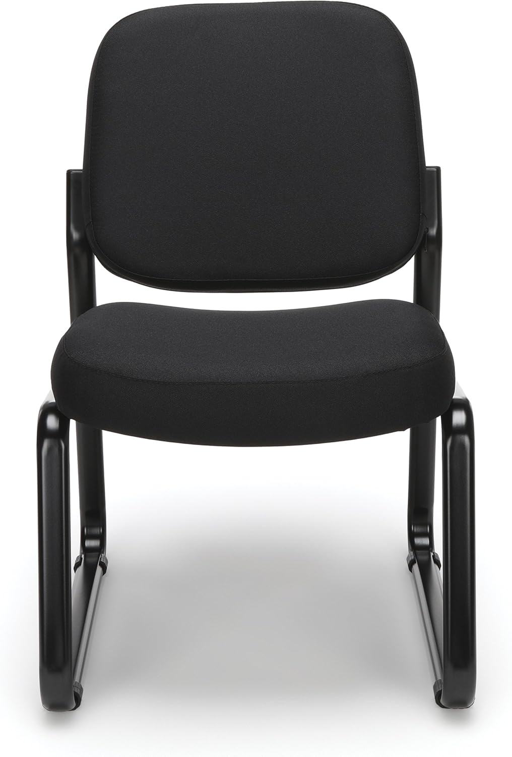 OFM Core Collection Armless Fabric Guest and Reception Chair, in Black: Furniture & Decor