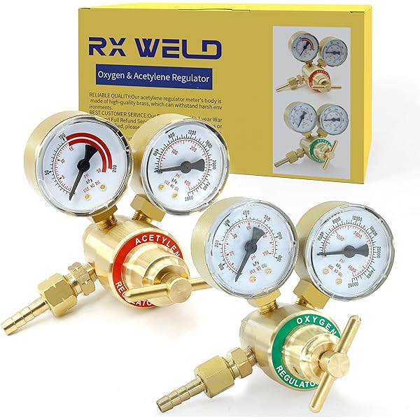 インポートヒロストアStark Bundle Set CGA Rear Fitting for (CGA 200 ＆ Mount Acetylene Torch Welding Gauge