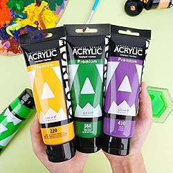 AUREUO Hooker's Green Acrylic Paint, 4 Fl Oz