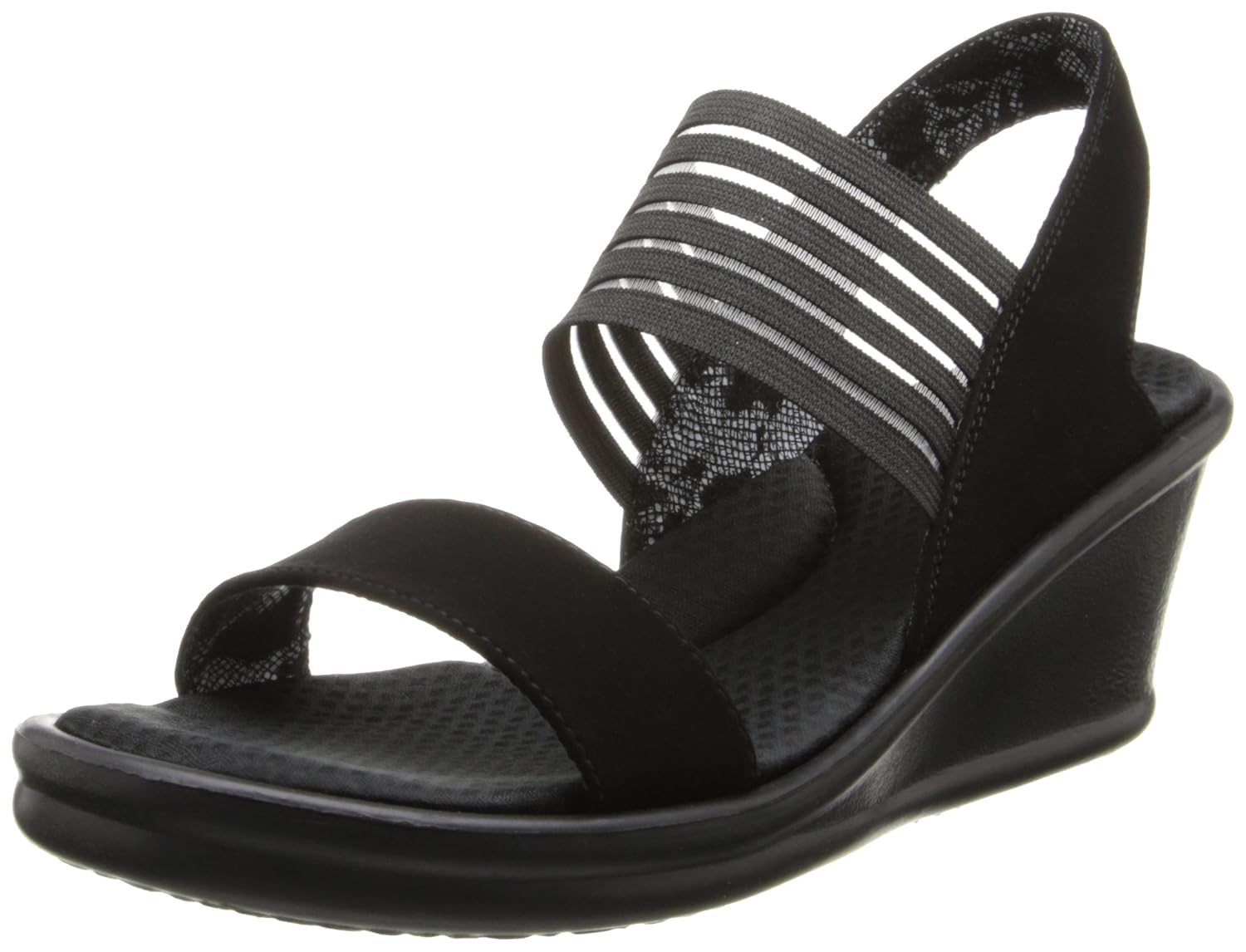 Skechers Women's 38472 Sling Back Sandals, Black (Black), 5 UK 38 EU