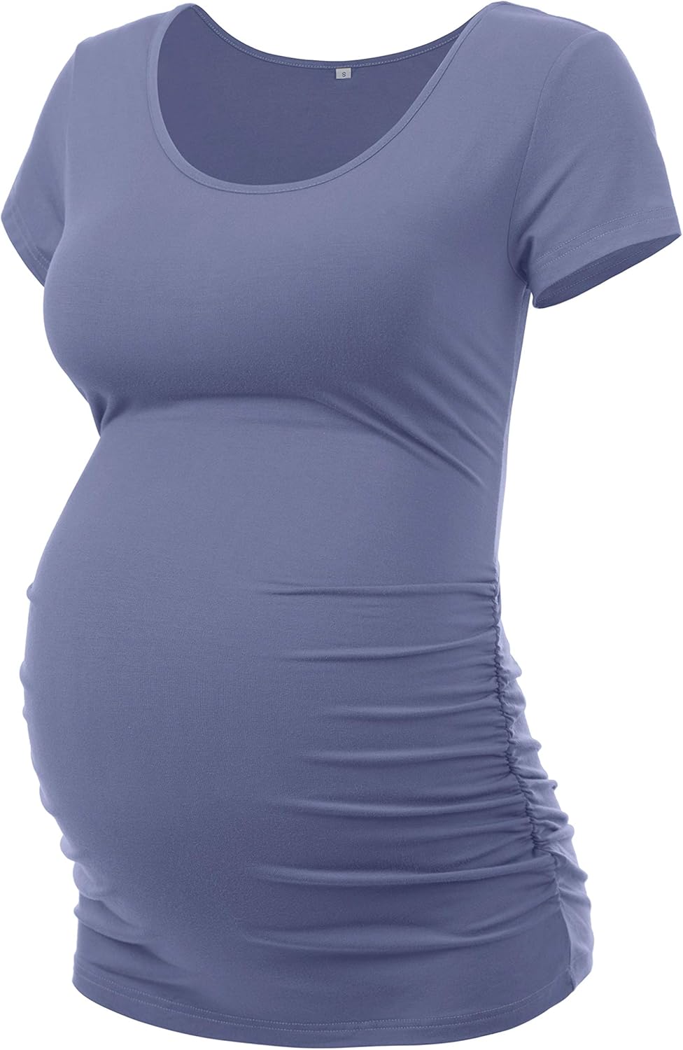 ruched maternity shirt