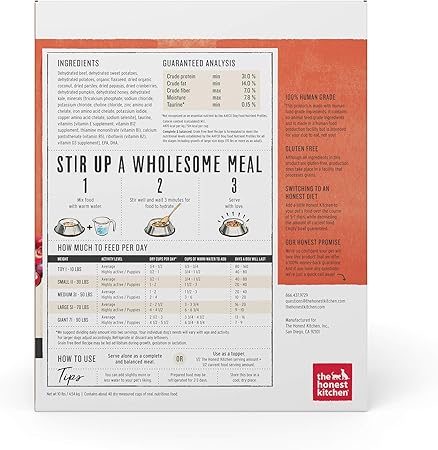 honest kitchen grain free beef