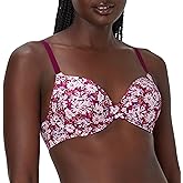 Maidenform Womens Demi Underwire Bra, One Fab Fit Lightly Padded Bras for Women, Convertible Straps (Plus