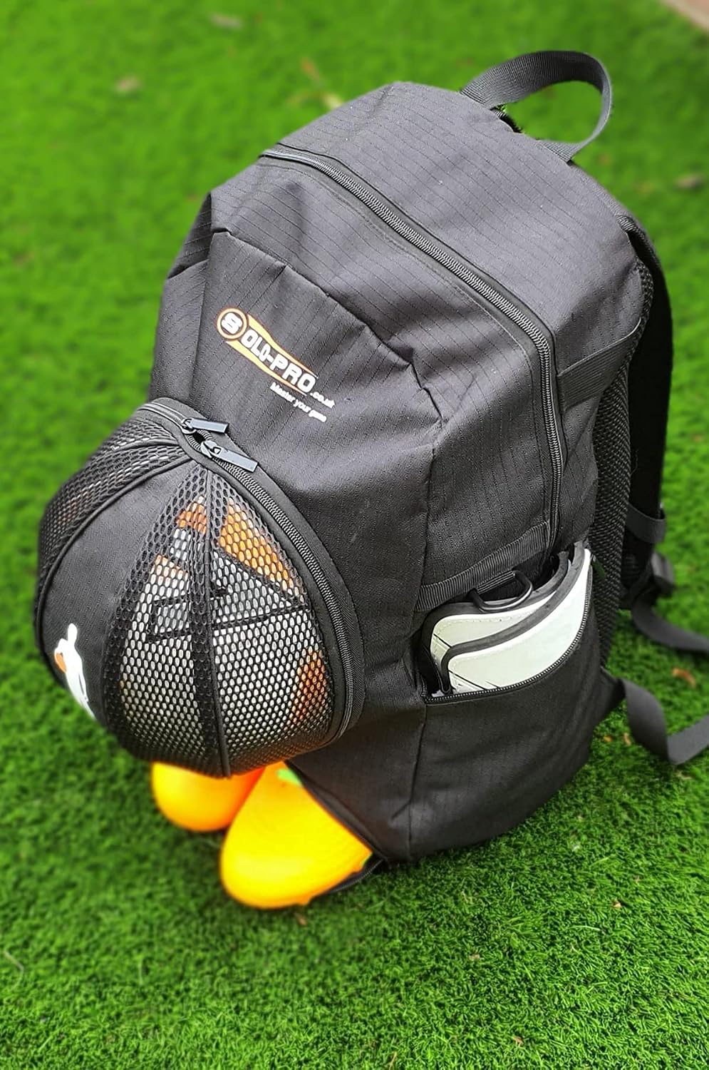 Solo-Pro Ultimate Heavy Duty Water Resistant Kid's Sports BackPack Designed to Carry Your Boots, Kit, Ball and More (FOOTBALL) - Image 3