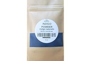 SPLENDOR SANTA BARBARA Indigo Powder - 1 oz, Indigo Naturalis - Natural Indigo Blue Powder Dye for Soapmaking & Textiles | Plant-Based Colorant for DIY Crafts, Fabric, Cosmetics | Finely Ground, Non-Toxic, Vegan