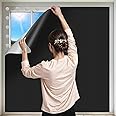 100% Blackout Curtains for Bedroom 118" x 57" Portable Window Blinds Cover Adhesive Thermal Blackout Blinds No Drill Guard Bl