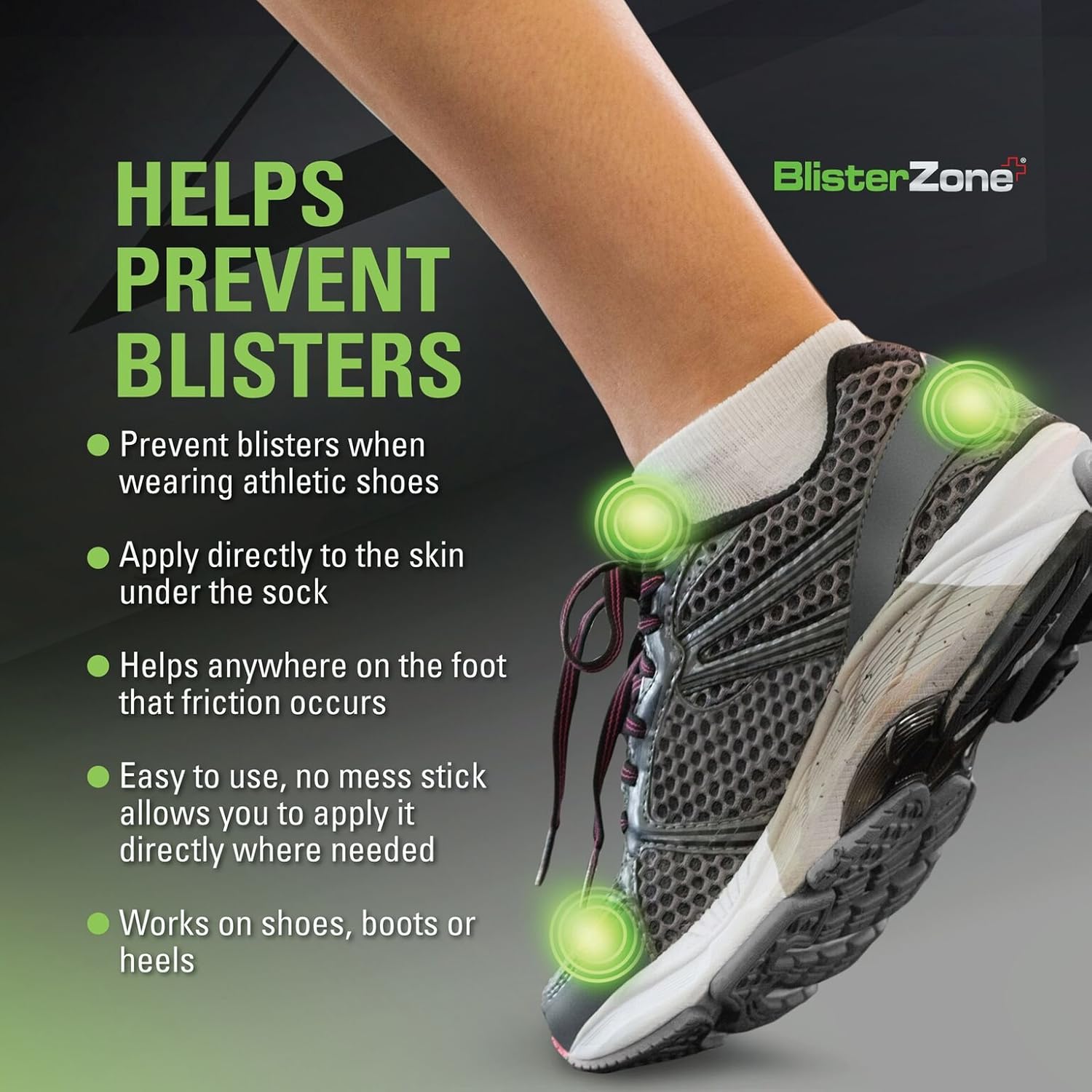 Amazon.com: BlisterZone MedZone Skin Protectant Foot Blister Gel Anti-Chafe Foot Blister Protectant - 1/8 oz (3.5gm) 75 Count: Health & Personal Care