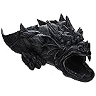 Design Toscano Ranier the Gargoyle Rainspout Gutter Downspout Extension Statue, 16 Inch, Polyresin, Greystone