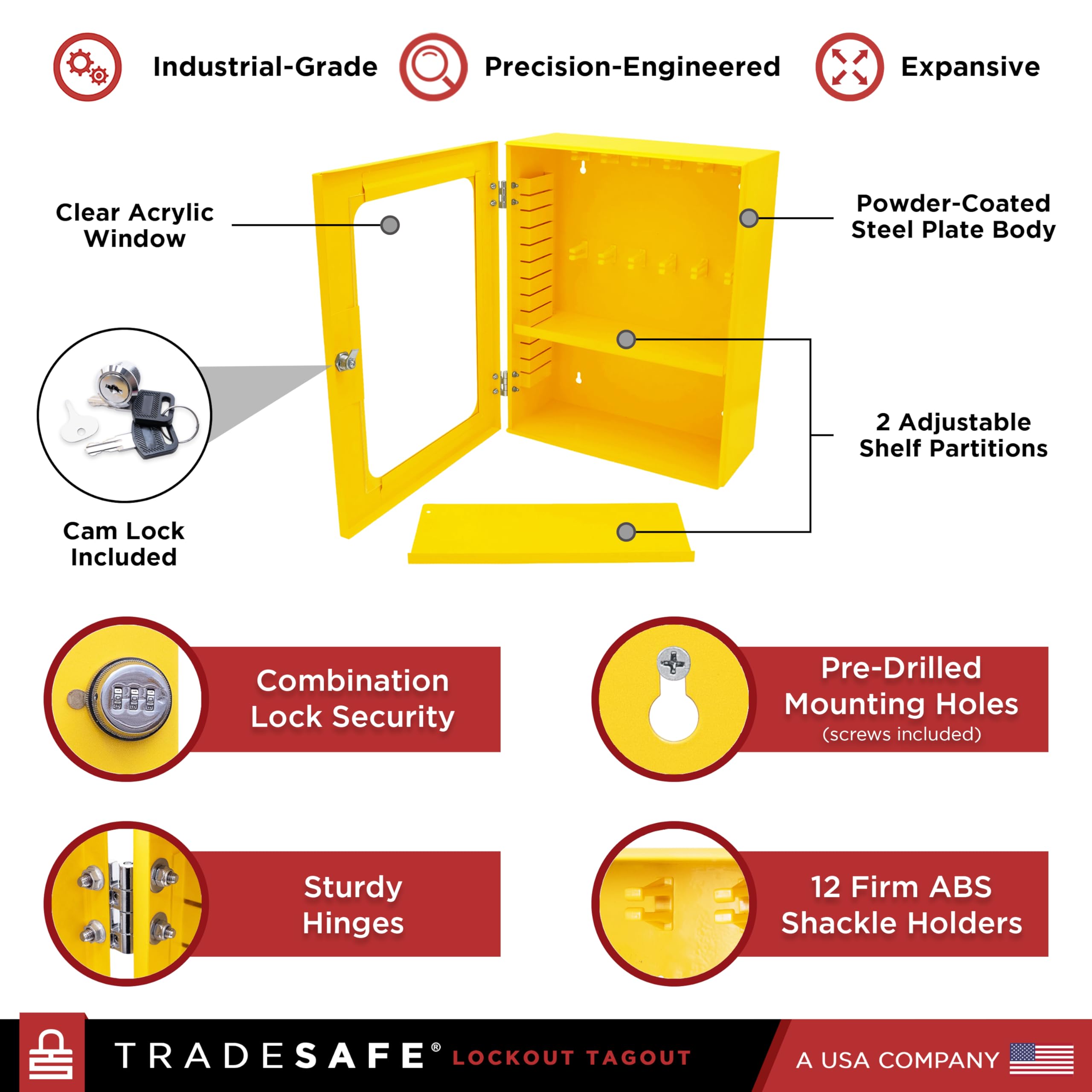 Mua TRADESAFE Lockout Tagout Cabinet - 75 Pieces Loto Devices, Loto ...
