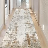 Famibay Hallway Runner Rug 60x300cm Non Slip Washable Brown Beige view 5