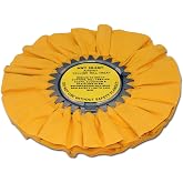 Zephyr Products AWY 58-8 MT Yellow Airway Mill Treat Buffing Wheel