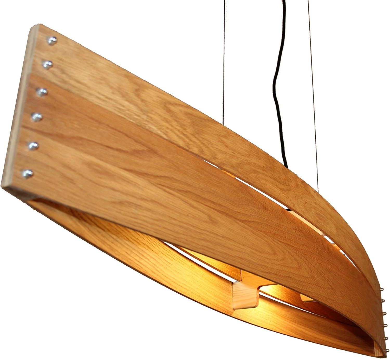 hängelampe eichenholz