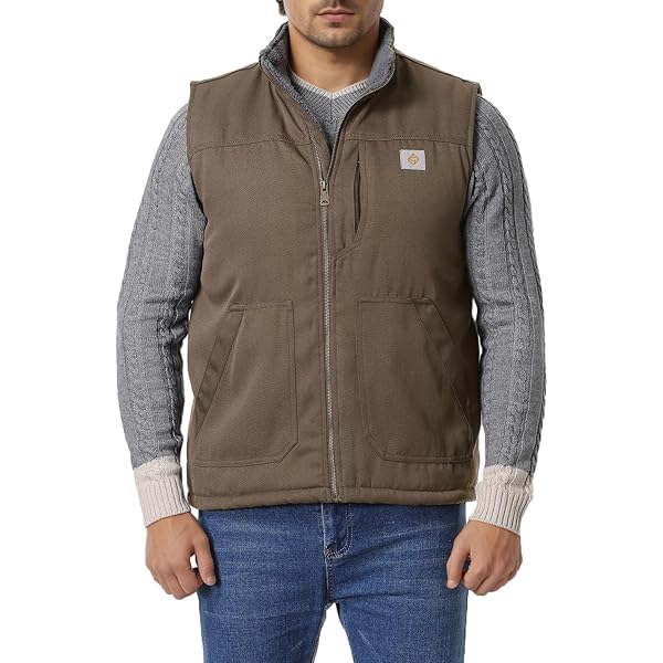 Western Welder Vest, Natural/Khaki, XL - View #5