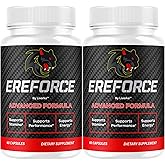 (2 Pack) Ereforce - Ereforce Capsules Advanced Daily Formula Premium All Natural Ingredients- Maximum Strength, EreforcePills Support Reviews for Overall Health and Wellness, 120 Capsules for 2 Months