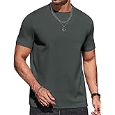 COOFANDY Mens T Shirts Short Sleeve Heavyweight Tshirt Casual Crew Neck Tee Shirts for Men