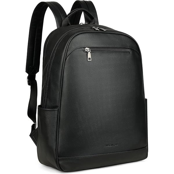 MASINTOR 15.6 inch Leather Laptop Backpack Purse for Women, Designer Travel and MASINTOR 15.6 inch PU Leather Laptop Backpack Purse  main image 2