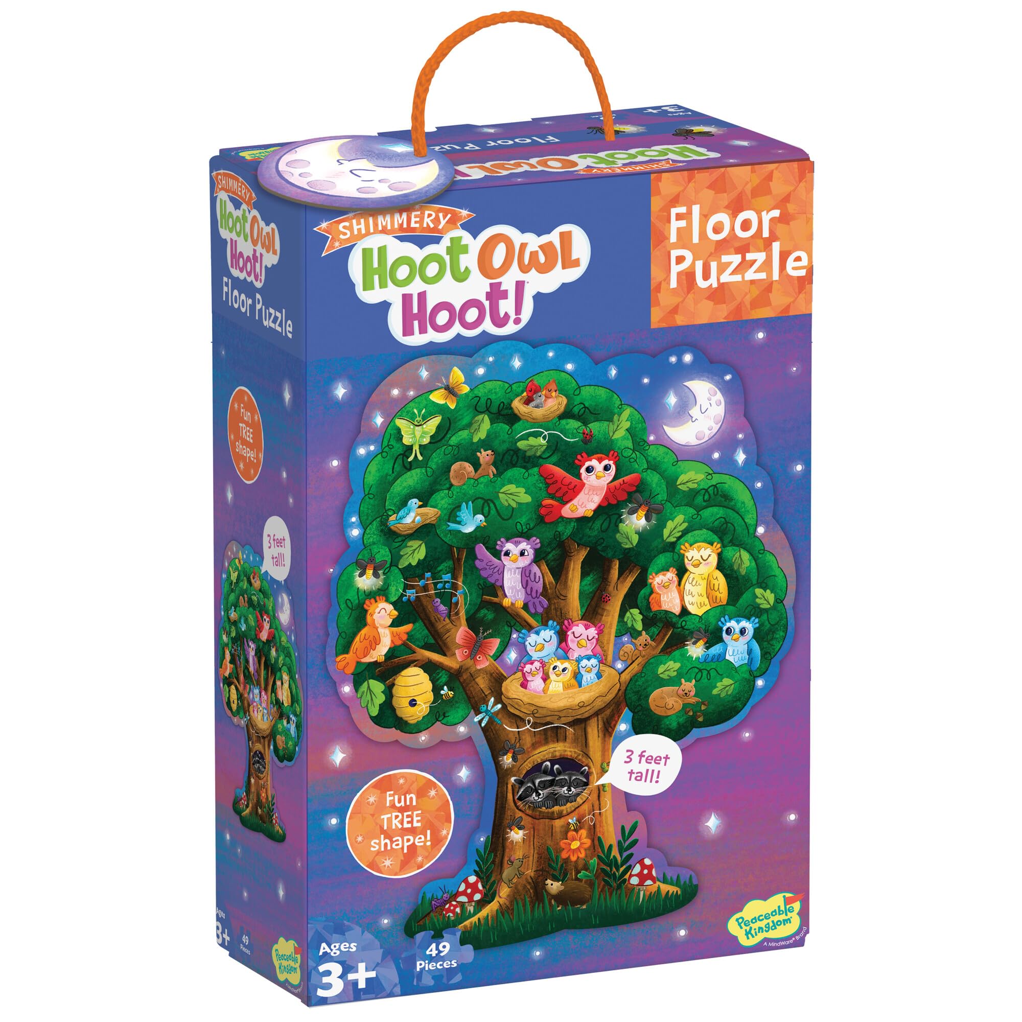 Peaceable Kingdom Hoot Owl Hoot Floor Puzzle