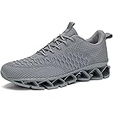 Men's Slip on Walking Running Shoes Blade Tennis Casual Fashion Sneakers Comfort Non Slip Work Sport Athletic Trainer