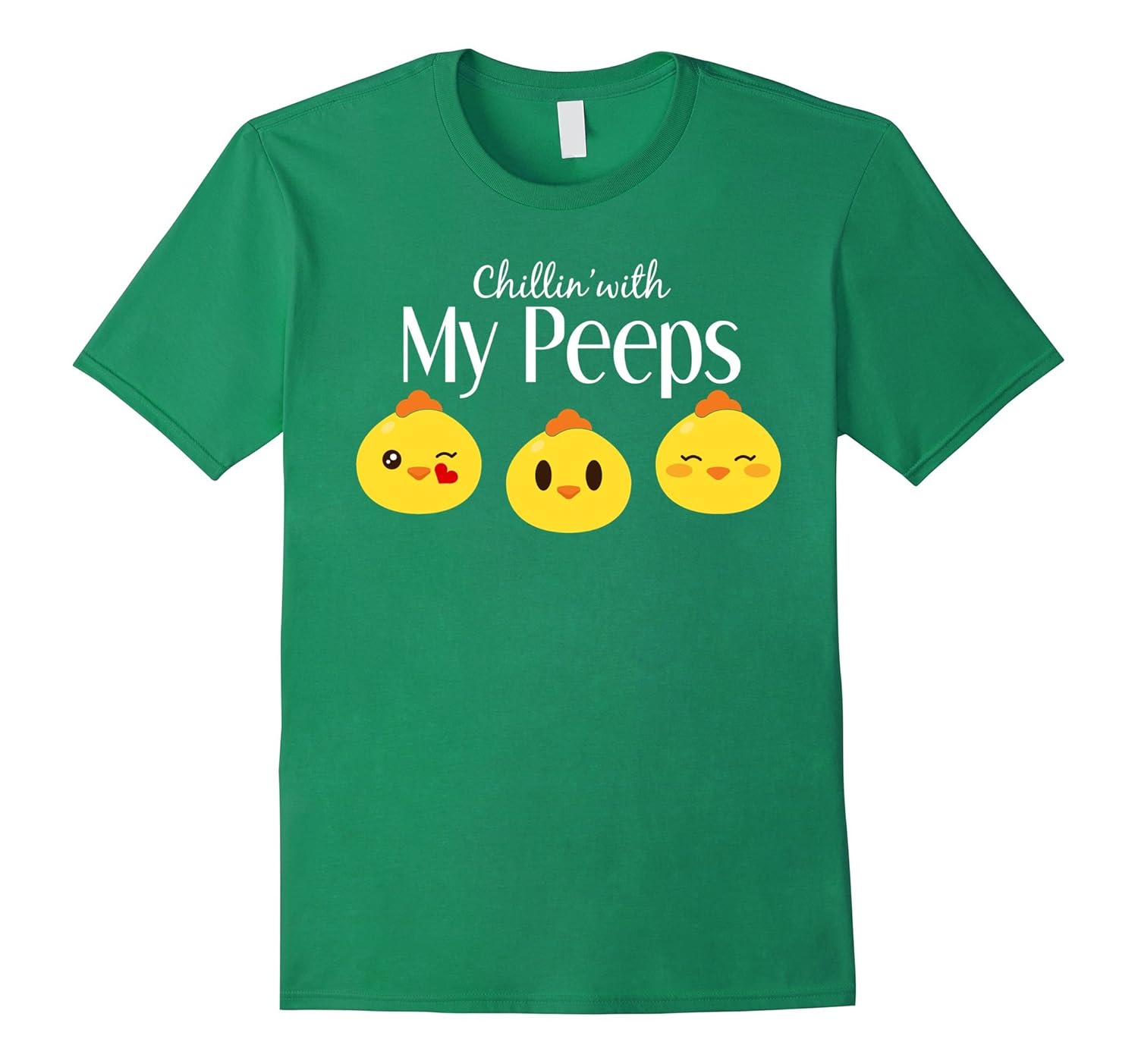 Download Funny Chillin With My Peeps Easter Shirt Chicks Emoji ...
