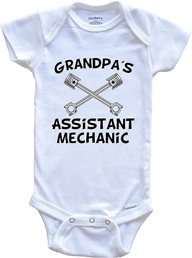 mechanic baby onesie