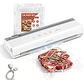 Vacuum Sealer Machine for Food, 5-in-1 Food Saver with Built-In Cutter & 20 BPA-Free Bags – Dry & Moist Modes, Compact Easy-to-Use Vacuum Sealer for Meal Prep, Freezer Storage & Long-Lasting Freshness