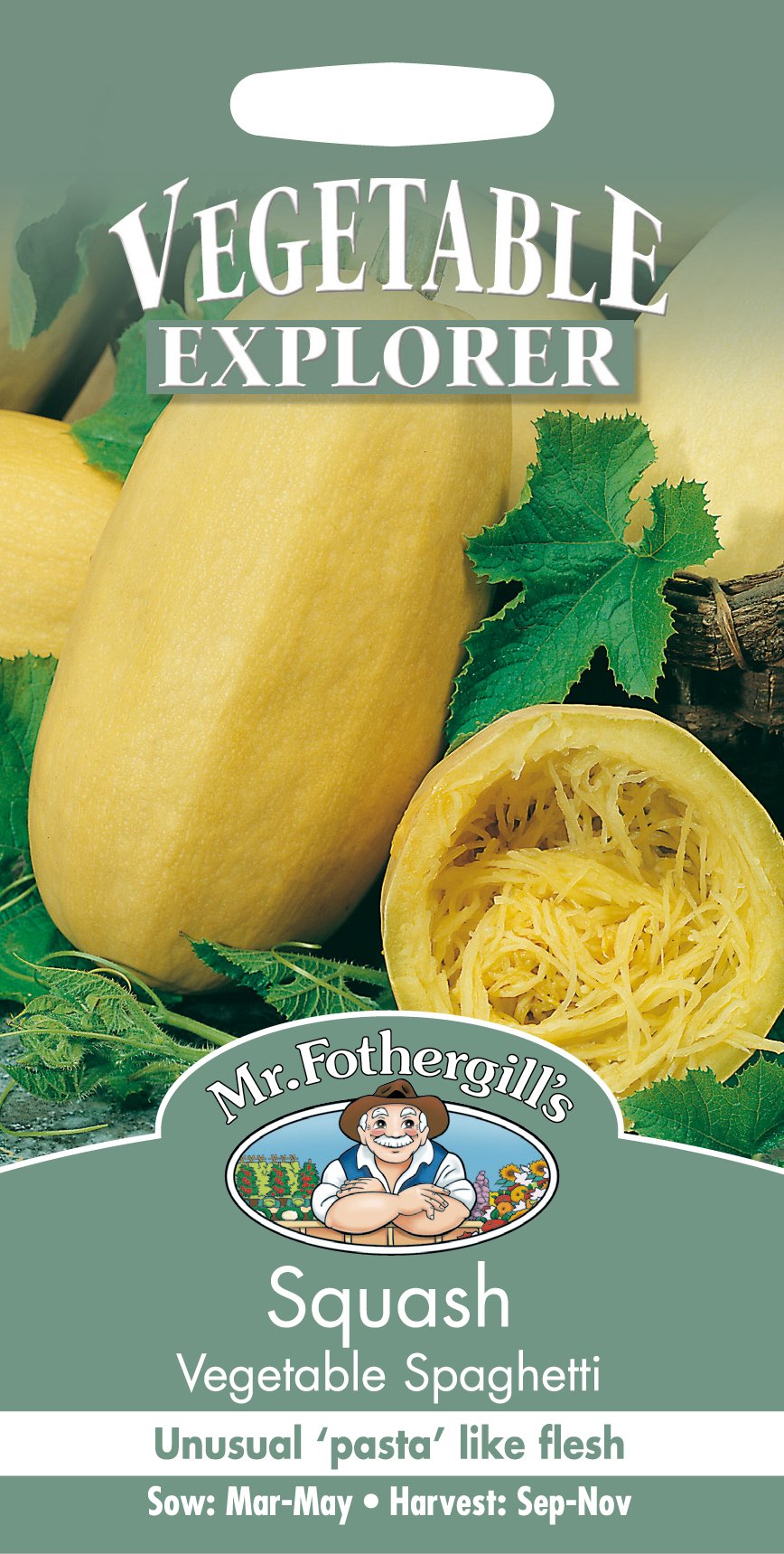 Mr Fothergill?s Seeds Ltd 20992 Seeds, Squash Vegetable Spaghetti, Yellow