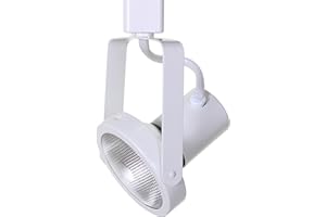 Direct-Lighting PAR30 Gimbal Ring Line Voltage Track Lighting Head White