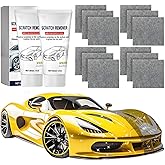 2 Pack Nano Sparkle Cloth Car Scratch Remover Paste for Vehicles, 2025 Upgrade Car Scratch Repair Kit to Erase Car Paint Scratches Water Spots Scuff Repair Polishing Wax Kit (2pcs(White))