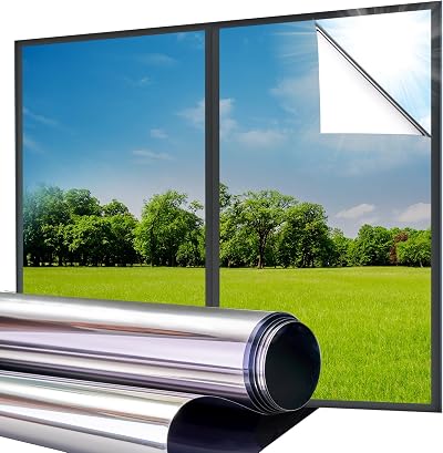 Lifetree Reflective One Way Window Film Privacy 90x300cm Silver
