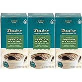 Teeccino Dandelion Mocha Mint Tea - 25 Tea Bags - Caffeine Free, Roasted Herbal Tea with Prebiotics, 3x More Herbs than Regular Tea Bags, Gluten Free, (Pack of 3)