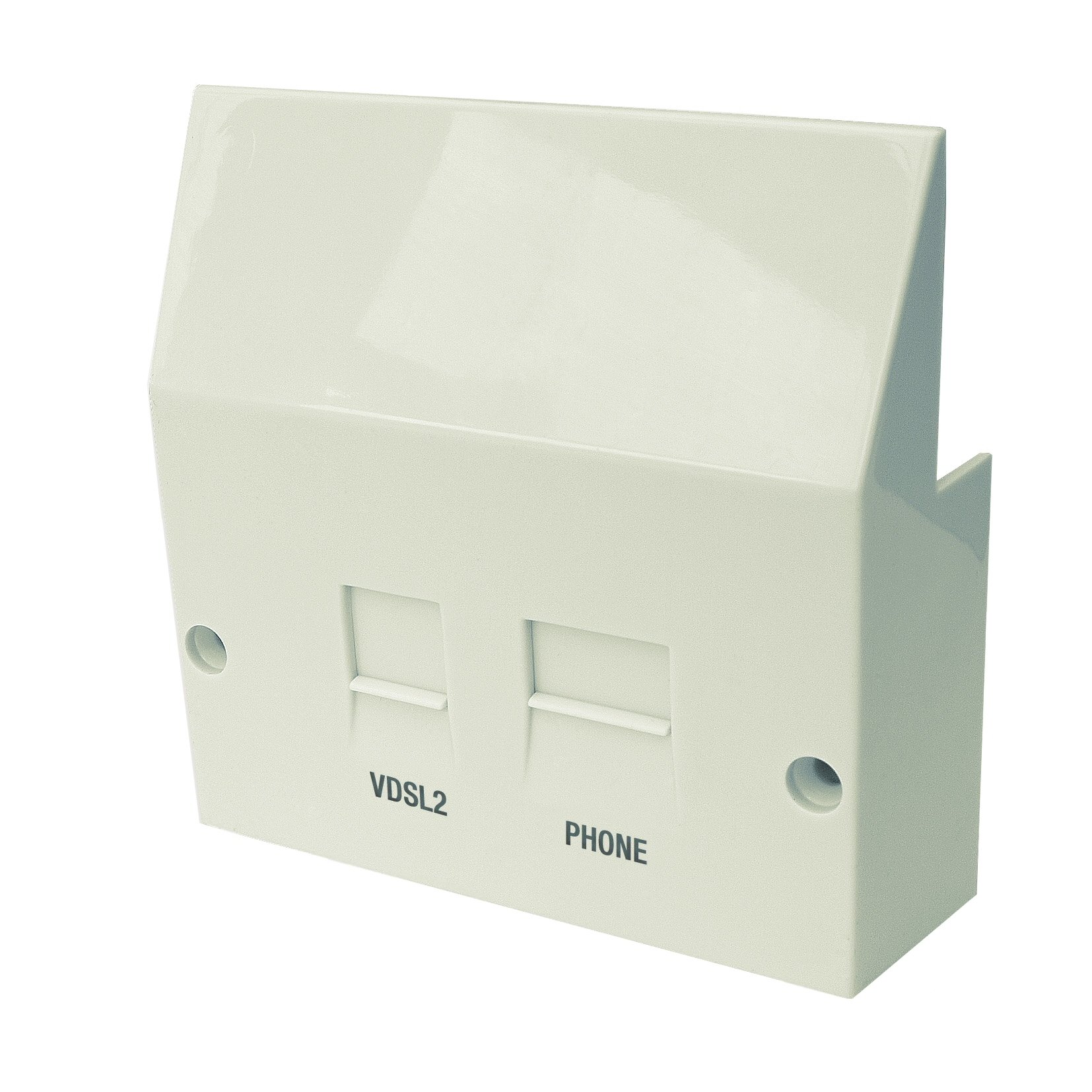 Kauden LJ5208V VDSL/ADSL Broadband Splitter Plate, White