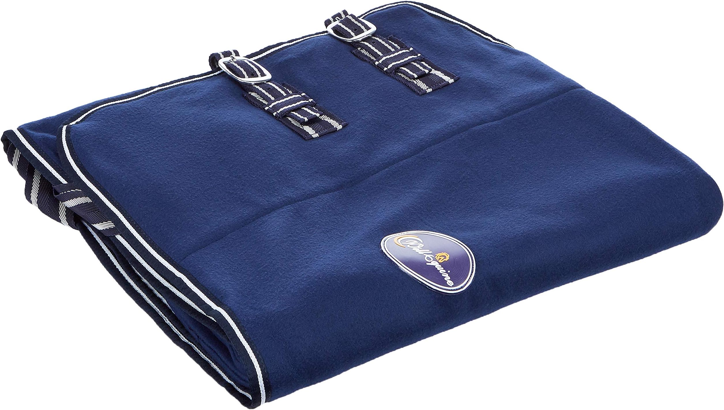 CWELL NEW NAVY HORSE COB PONY SHOW TRAVEL FLEECE RUG 3'6-7'0" stable cooler choice of Sizes