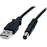 StarTech.com USB2TYPEM 3 Feet USB to Type M Barrel 5V DC Power Cable