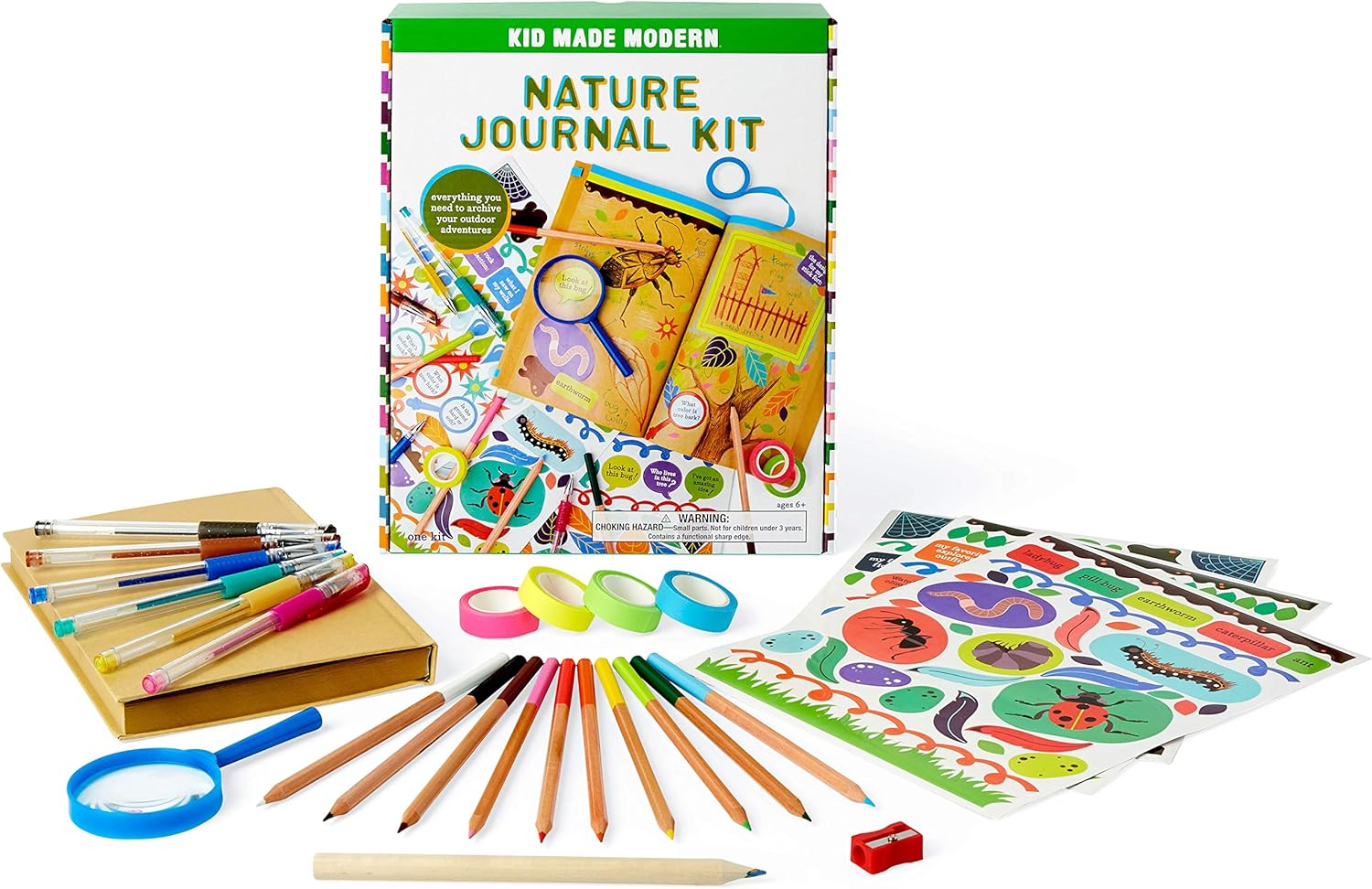 Kid Made Modern Nature Journal Kit - Outdoor Activities for Kids, Ages 6 and Up