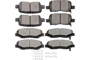 Ceramic Brake Pads Kits,SCITOO 8pcs Brakes Pads Set fit for 2003 2004 2005 2006 2007 2008 for Honda Pilot