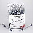 Pentel RSVP Ballpoint Pen, (0.7mm) Fine Line, Blue Ink, 72pk Canister (BK90PC72C)