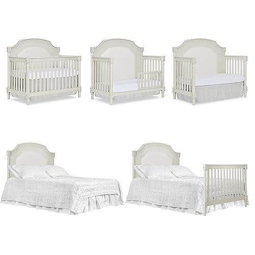 Evolur Julienne in Convertible Crib and Dressers Chest with