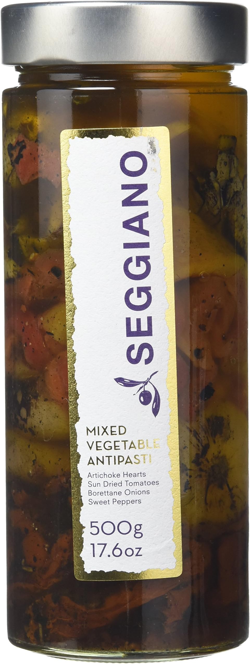 Seggiano Mixed Vegetable Antipasti Pickles, 500 g, Pack of 1