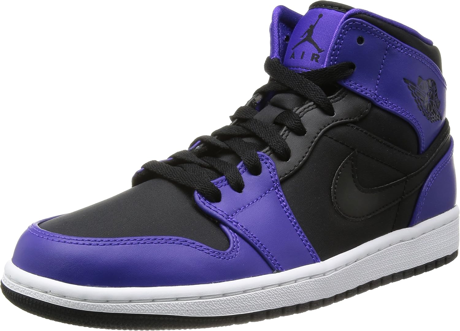 air jordan 1 mid black dark concord