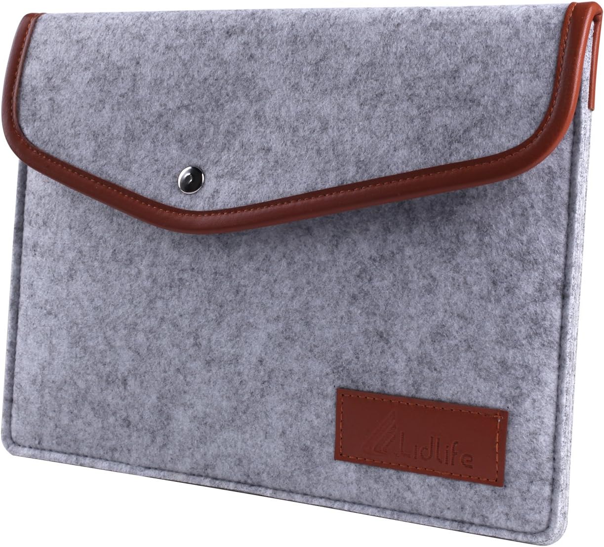 Lidlife 9.7 Inch Tablet Sleeve Case Cover for Apple 9.7" iPad Pro, iPad Air 2/ iPad Air, Samsung Galaxy Tab S2 9.7 (Light Grey)