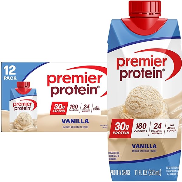 PREMIER PROTEIN SHAKE, VANILLA, 30G PROTEIN, NO ADDED...