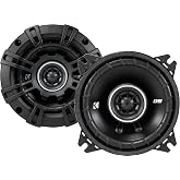 KICKER DSC40 4-Inch (100mm) Coaxial Speakers, 4-Ohm (Pair)