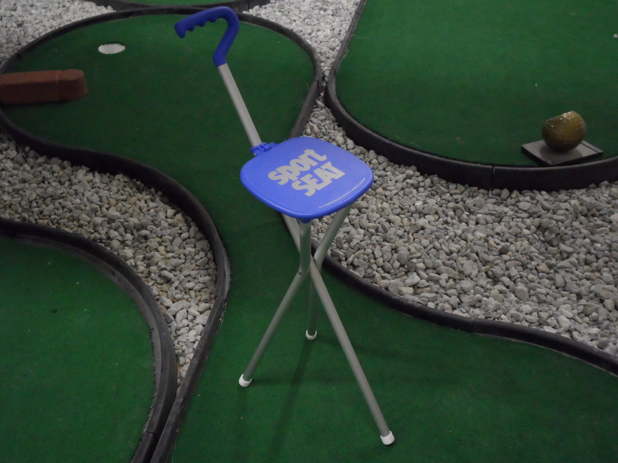 Sport Seat Combo Walking Stick & Seat Bundle Blue