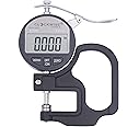 Clockwise Tools Digital Thickness Gauge, DTGR-0055 0-0.4 inch/10mm, 0.0005"/0.01mm Resolution