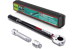 Aiourx 1/2-Inch Drive Click Torque Wrench Set 8-168 ft.-lb. / 10.8-227.8 Nm, for Automobile Repair, Equipment Maintenance