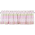 Cozy Line Home Fashions Pink Greta Pastel Polka Dot Window Valance