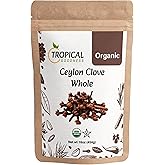 Tropical Goodness Cloves Whole Organic 16 oz (1 lb) | USDA Organic & Kosher Certified | Premium Non-GMO Ceylon Cloves | Fresh Pure Flavor for Cooking, Tea & Baking | Fresh Hand Picked from Sri Lanka